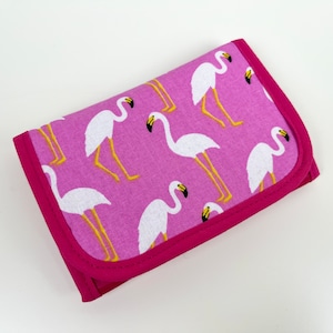 Wallet 'Flamingos' pink