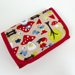 Wallet 'Dwarfs 2' beige-red