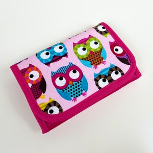 Wallet 'Funky Owls' pink