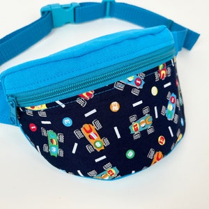 Fanny Pack / Bumbag &#39;Racing&#39; blue-turquoise