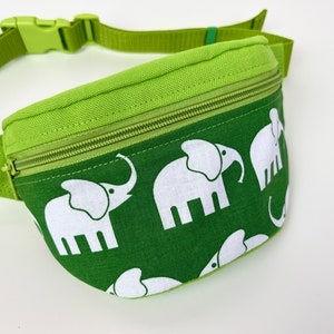 Fanny Pack / Bumbag &#39;Elephant Walk&#39; green