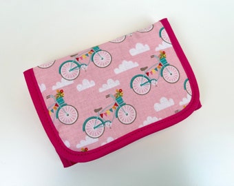 Wallet 'Bike Ride' pink