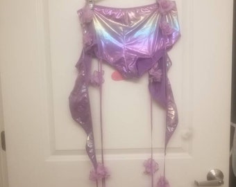 Purple Metallic Two Piece - Etsy