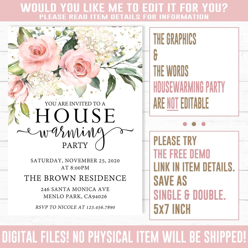 EDITABLE House Warming Party Invitation Corjl Template Etsy EDITABLE House Warming Party Invitation Corjl Template Etsy
