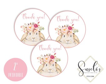 Bunny thank you | Etsy