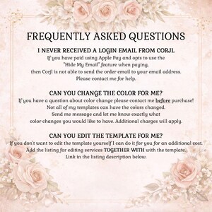 a series of questions and instructions related to customer service and product customization. It appears to be a collection of frequently asked questions and requests from customers.