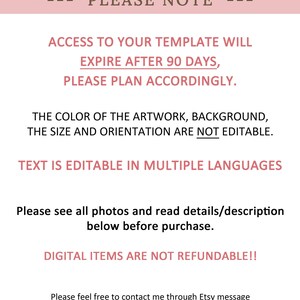 Editable Template Baby Doll Birthday Invitation, Dolly Party, Little Girl, Doll Tea Party Theme, Printable, Instant Download DIGITAL, 10-233 image 3