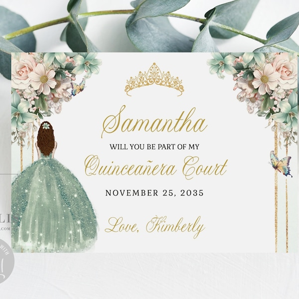 Sweet 16 Court Proposal Etsy Sweet 16 Court Proposal Etsy