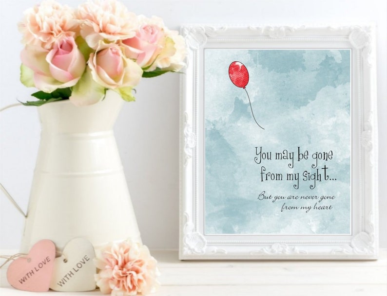 Printable On your own may possibly be absent against my sight, Enjoy Memory Watercolor Print, Memorial artwork indication, Crimson Balloon Artwork Poster artwork, Electronic Documents photo relating to Gone From My Sight Printable Version known as Printable On your own may well be absent against my sight, Delight in Memory Watercolor Print, Memorial artwork signal, Pink Balloon Artwork Poster artwork, Electronic Documents
