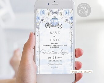 save the date cinderela