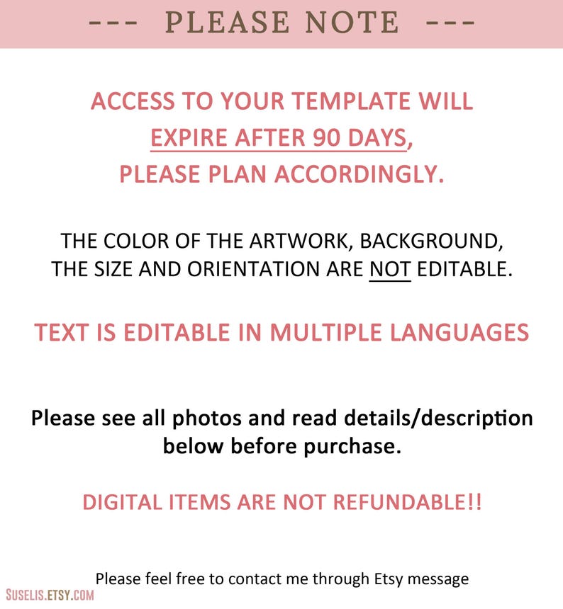 Editable Welcome Bridal Shower sign, Tea Party Theme, Corjl Template, Signage, Blush Pink Watercolor Flowers, Instant Download, DIGITAL WS61 image 3