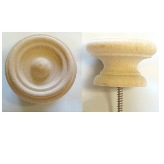 2 Usa Made Fancy Hard Wood Cabinet Pulls Drawer Etsy