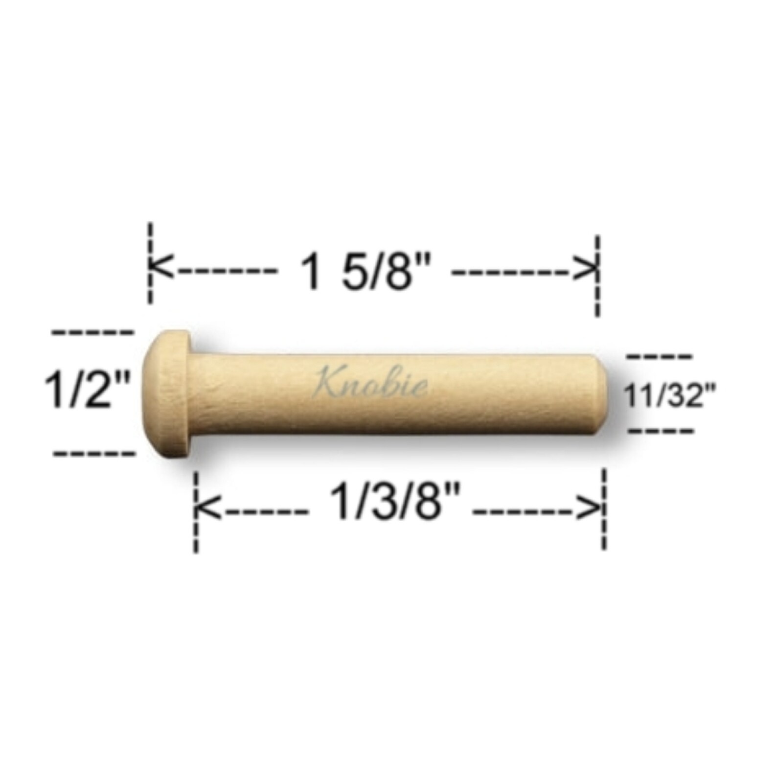 12 Wood Axle Pegs for 3/8 Hole Toy Parts Wooden Wheel Etsy