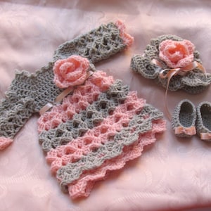 crochet baby pattern, crochet baby clothes, newborn outfit, baby girl outfit, babies pattern,  newborn girl dress