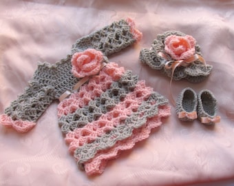crochet baby pattern, crochet baby clothes, newborn outfit, baby girl outfit, babies pattern,  newborn girl dress
