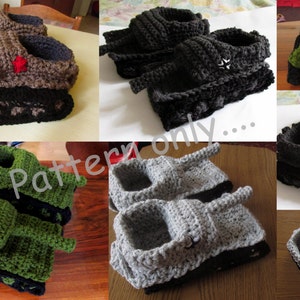 Tiger 1 Slipper Crochet Pattern, Diy Crochet Tank Slippers, Panzer Tank Slippers, Instant Download Pattern, Crochet Pattern image 1