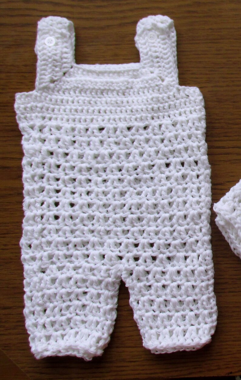 Baby Boy Overall Crochet Pattern Easy Crochet Instruction Diy Etsy