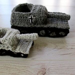tank slippers father son gift  panzer tankschuhe christmas  funny gift for army lovers