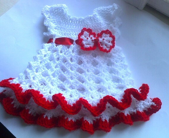 crochet baby christmas outfit