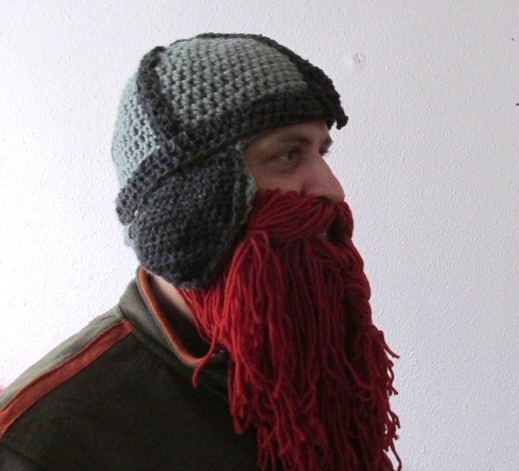 Crochet Viking Hat Boyfriend Gift 