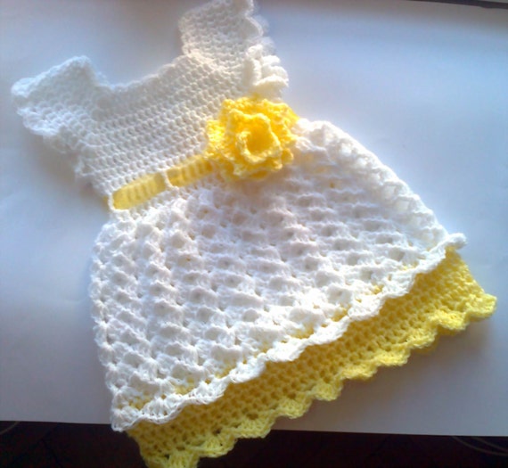 yellow christening dress