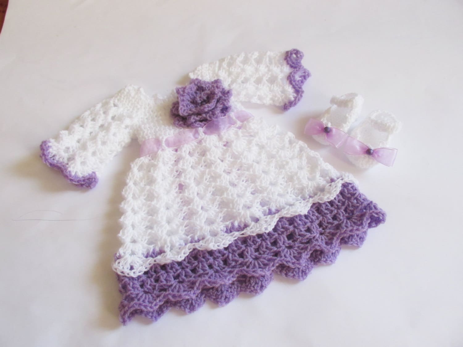 Baby dress shoes in white purple color baby clothes first Etsy