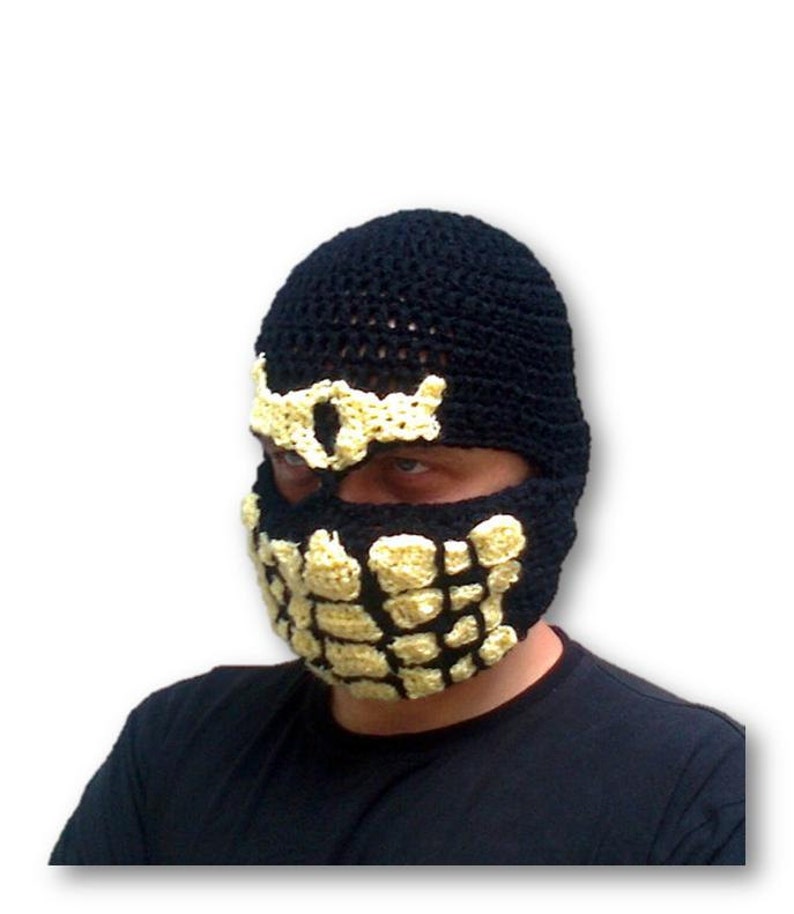 Mortal kombat Hat Scorpion Hat Scorpion Mask Scorpion | Etsy