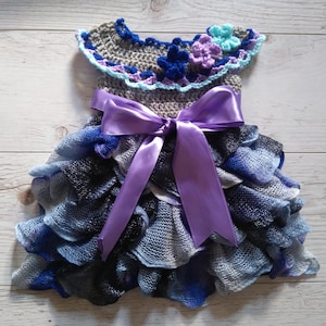 Crochet pattern, baby dress, Infant ruffle dress, Little girl dress, crochet instruction only, DIY Baby Dress, Digital download