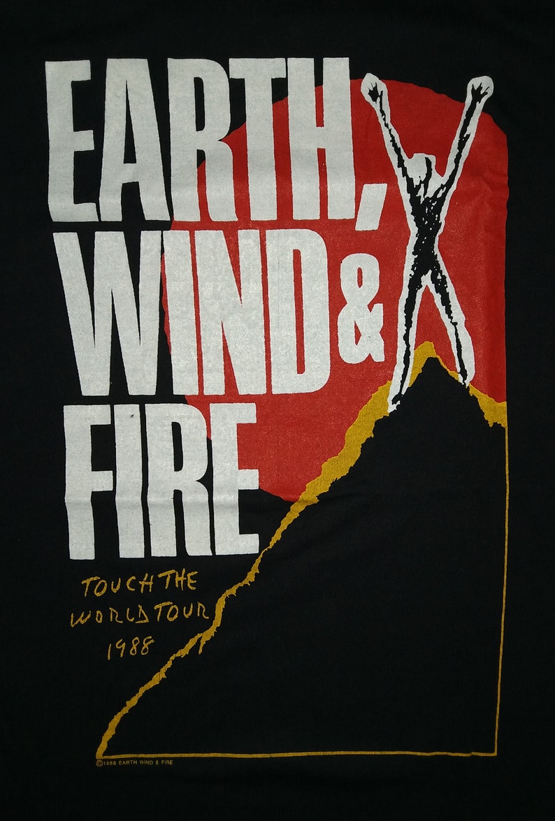 Vintage 1988 EARTH WIND & FIRE Touch The World Concert Tour Etsy