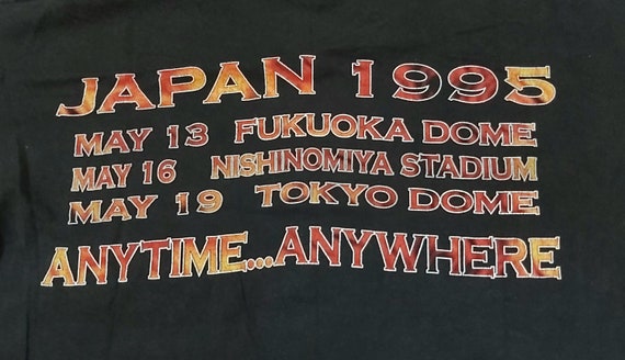 Vintage 1995 BON JOVI Japan Tour Concert promo ra… - image 5