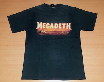 Vintage 1999 MEGADETH Risk Japan Korea Tour Concert Promo