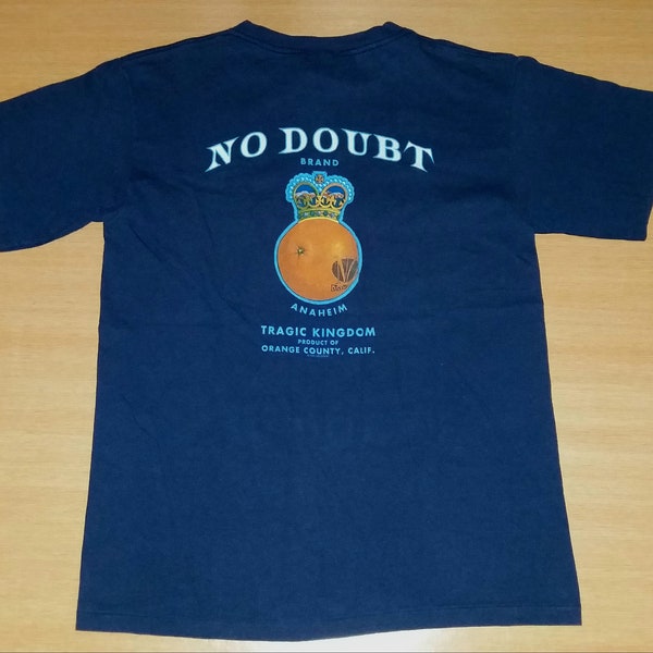 Vintage 1997 NO DOUBT Tragic Kingdom Don't Speak Ska Punk Tour Concert Promo rare T-shirt