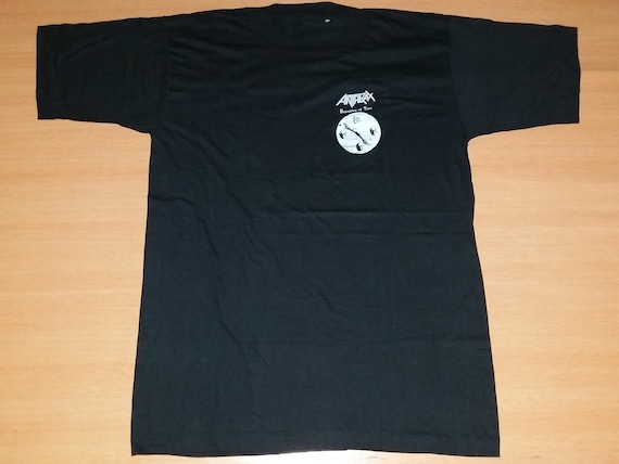 ANTHRAX BROCKUM パーシステンス・オブ・タイム Tシャツ 1990 Vintage 1990 Anthrax Persistence Of Time Tour T-Shirt