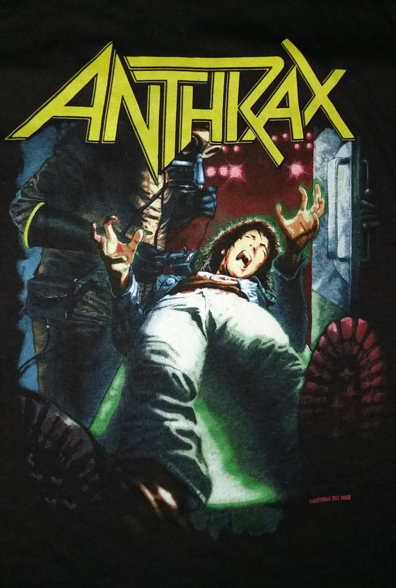 Vintage 1988 ANTHRAX Spreading the Disease Tour Concert Promo S