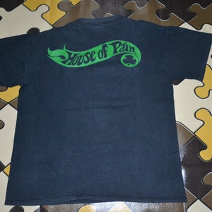Vintage 90s HOUSE OF PAIN The Mean Green Machine Tour Promo Album Hip Hop Cypress Hill 90s T-shirt image 4