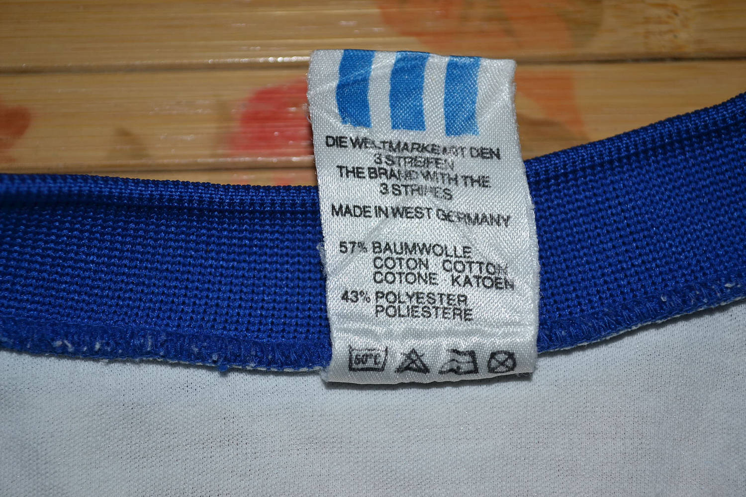 Vintage 80s 90s ADIDAS KC Holz Stockheim Football Club Three
