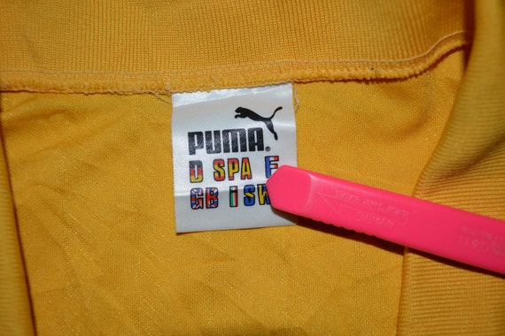 Vintage 90s PUMA Football Jersey Promo Large Rare Made in Japan T