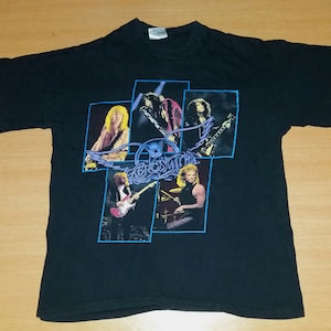 Vtg 1990 Aerosmith Pump Tour Concert T-Shirt Black L 90s Vtg 1990 Aerosmith Pump Tour Concert T-Shirt Black L 90s
