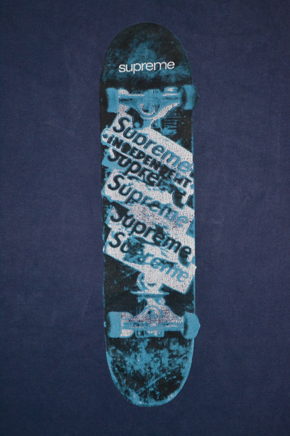 Authentic SUPREME Skateboard Deck Paisley Logo Box L Size 