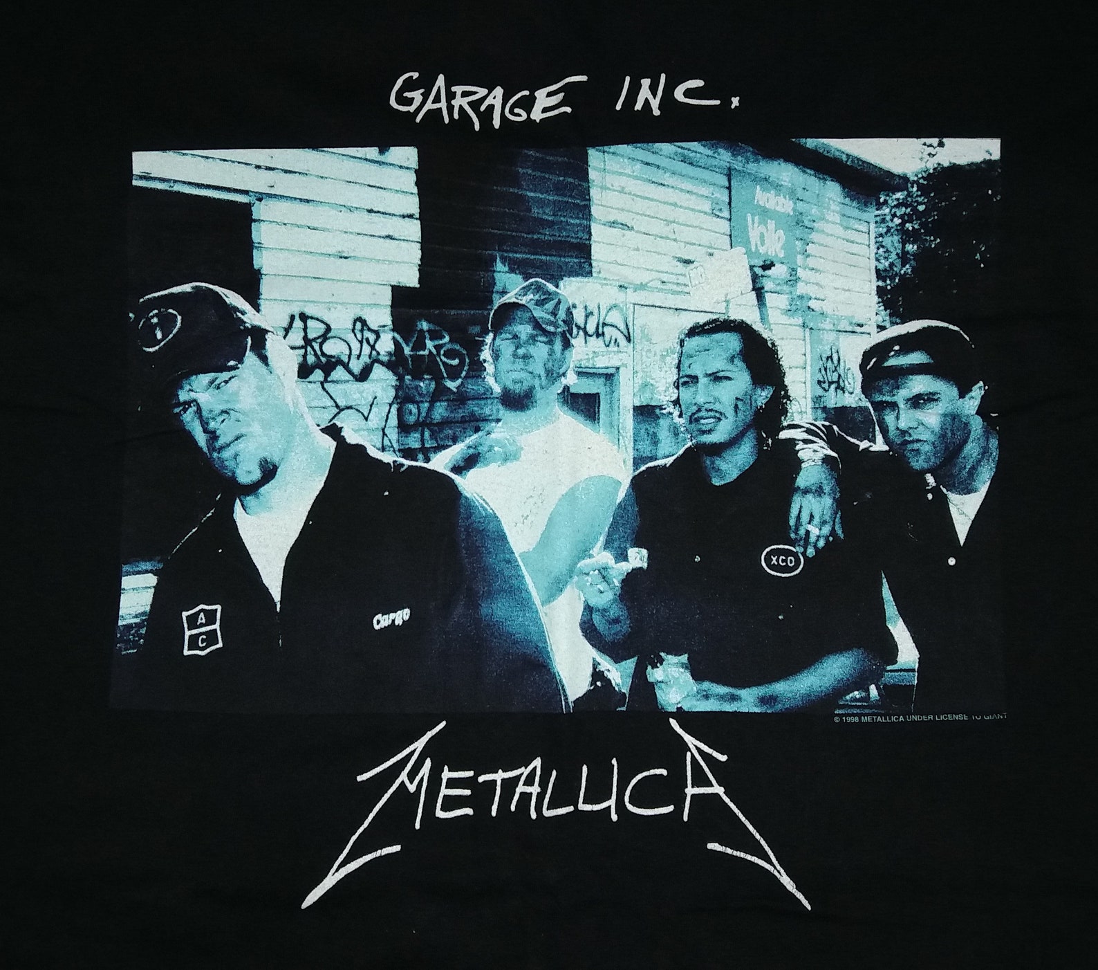Vintage 1998 METALLICA Garage Inc Garage Days Revisited Tour Concert Promo Album Iron Maiden