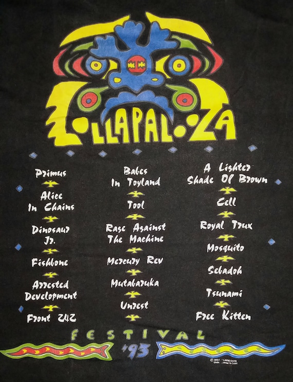 アート・デザイン・音楽 WORLD PRESS PHOTO 1993 Vintage 1993 LOLLAPALOOZA Alice in Chains Dinosaur Jr Babes in