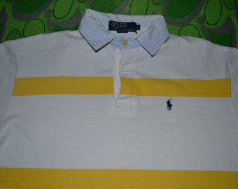 White NEW Totties Rugby Polo Shirt Yellow Lilac £12.99 Various Sizes 