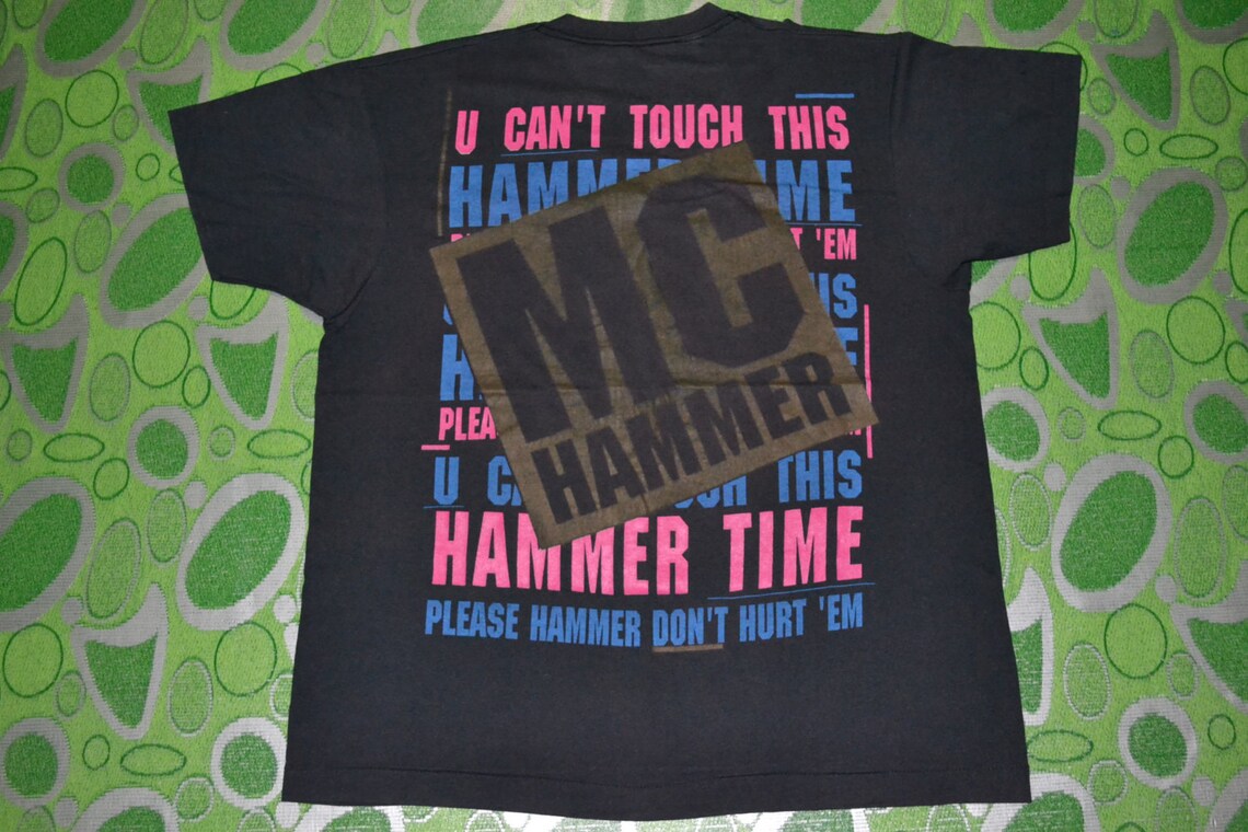Vintage 1990 Mc Hammer Hammer Time U Can T Touch This Tour Concert