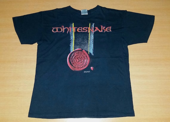 ヴィンテージ 1990 ホワイトスネイク スリップ オブ ザ タン ワールド