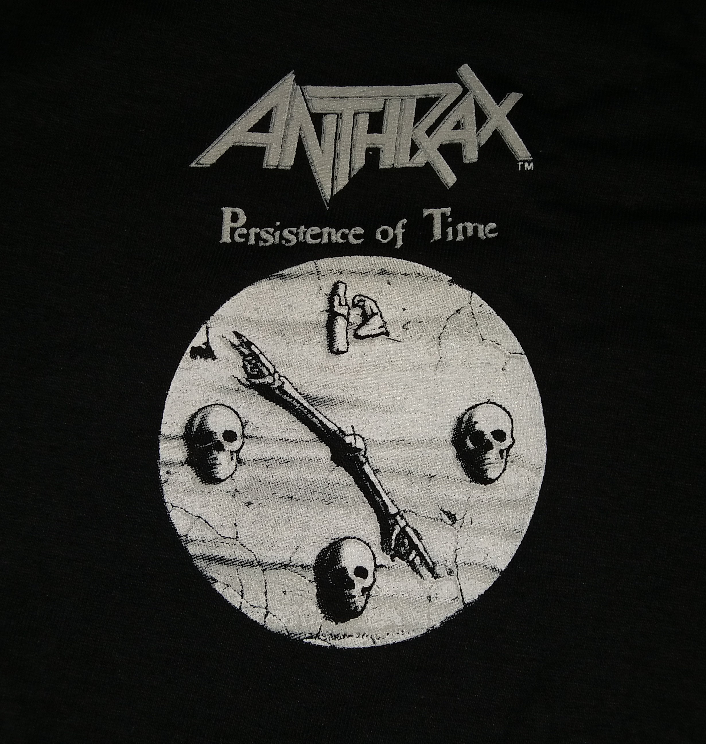 Vintage 1990 ANTHRAX Persistence of Time Promo Concert Tour