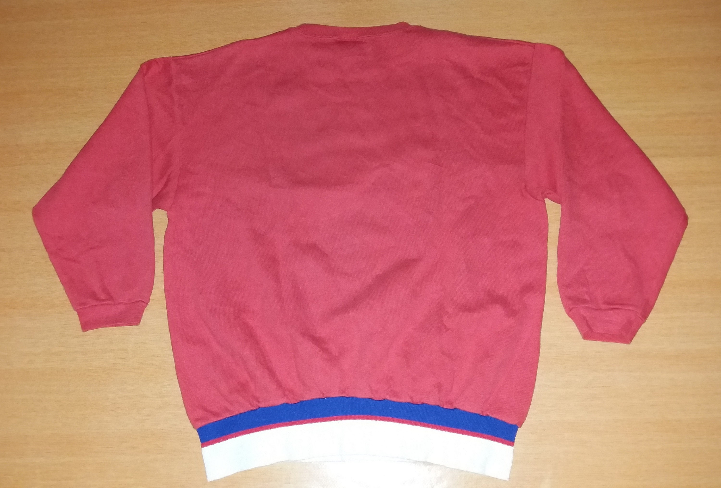 Vintage 1989 GUESS Endurance Ride Red Hip Hop Sweater - Etsy
