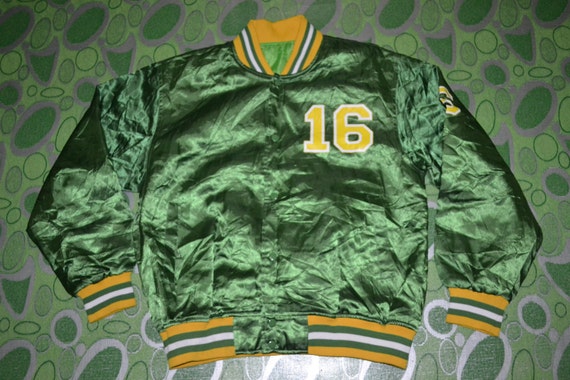 Vintage 90s Baseball Satin Jacket with Number 16 N