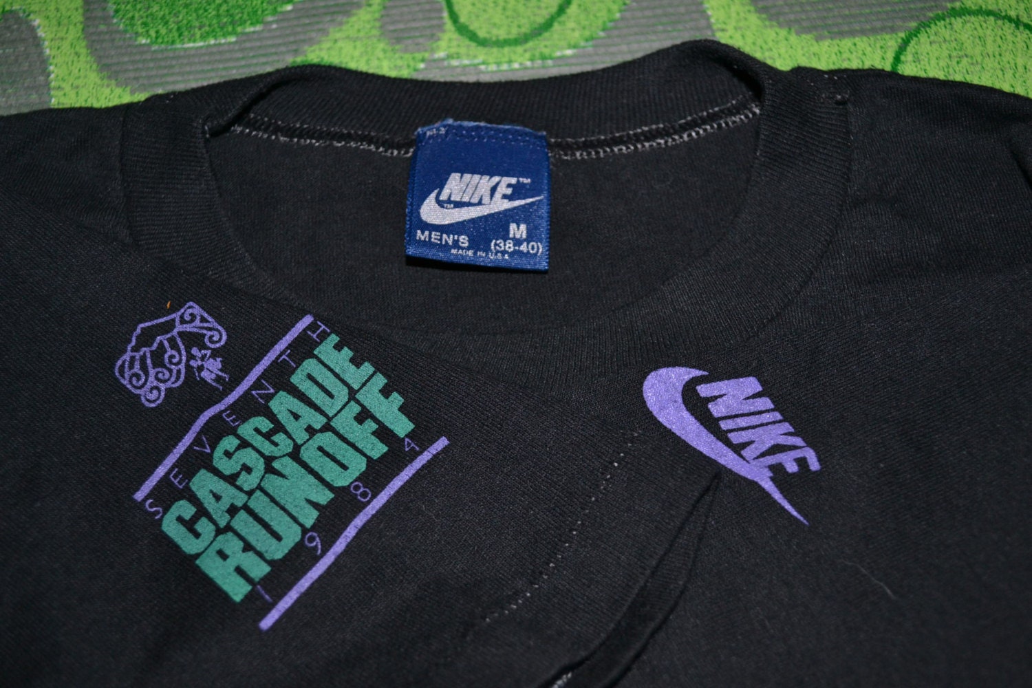 Vintage 1984 NIKE Cascade Run off Blue Tag M Size Original Rare