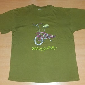 Vintage 1994 SOUNDGARDEN Kickstand Superunknown Tour Concert Promo album Pushead artwork rare 90s T-shirt