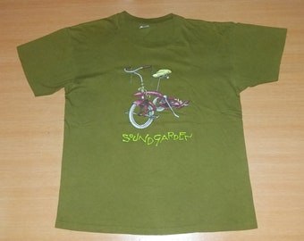 Vintage 1994 SOUNDGARDEN Kickstand Superunknown Tour Concert Promo album Pushead artwork rare 90s T-shirt